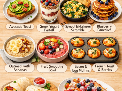10 Easy Breakfast Recipes for the Whole Family