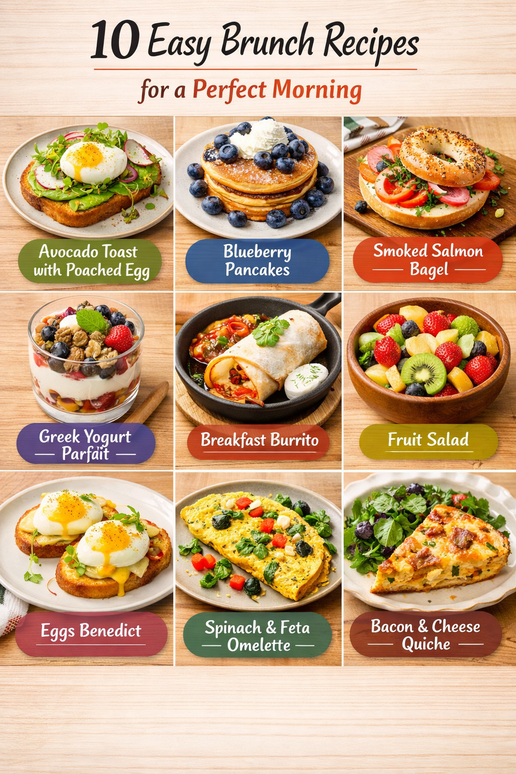10 Easy Brunch Recipes for a Perfect Morning
