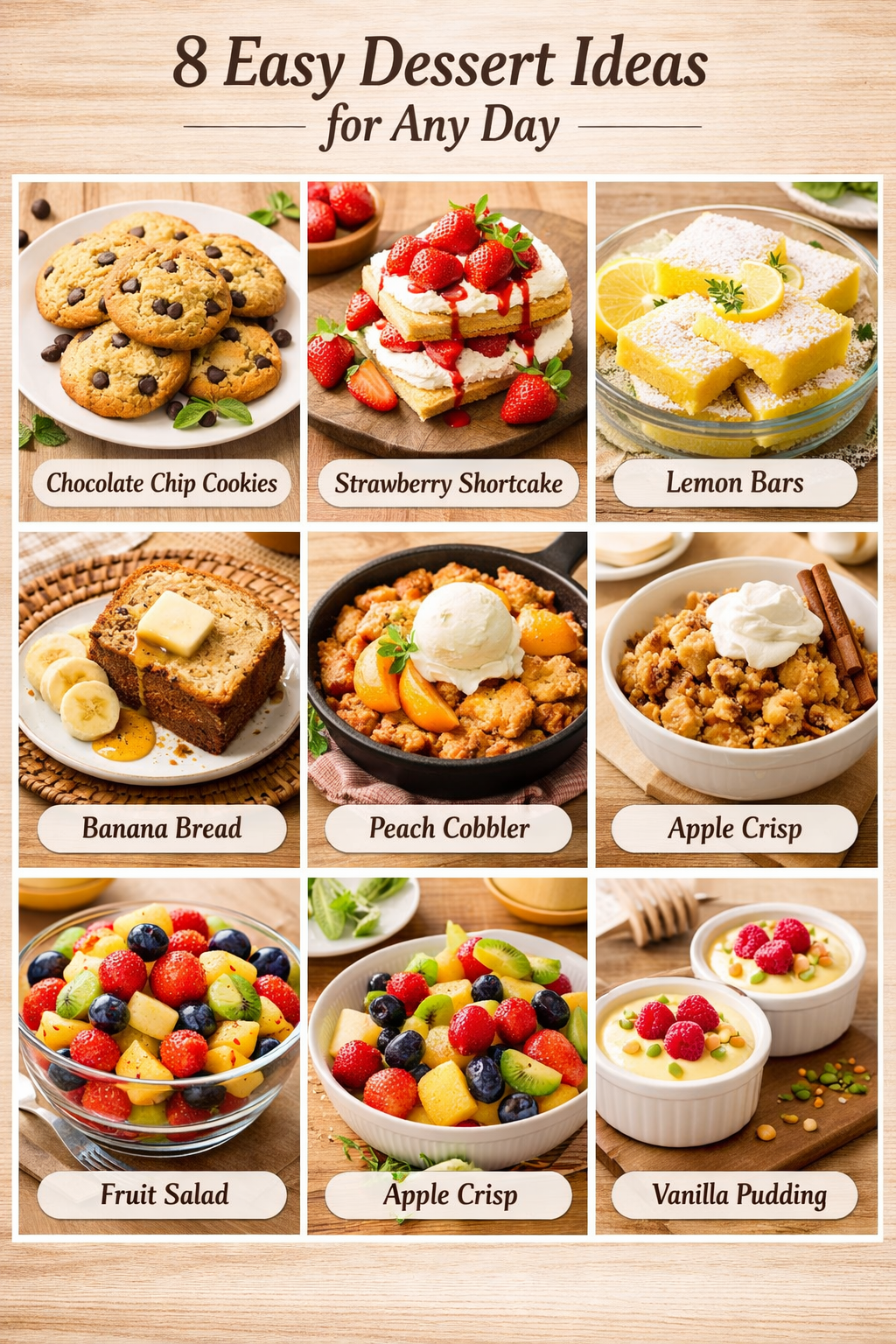 8 Easy Dessert Ideas for Any Day