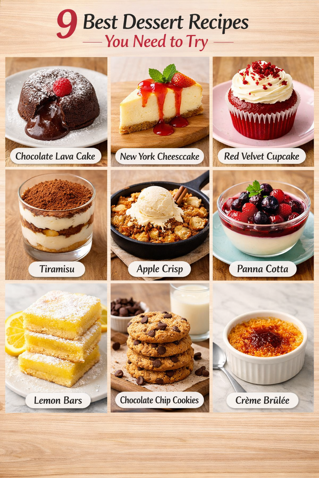9 Best Dessert Recipes You Need to Try