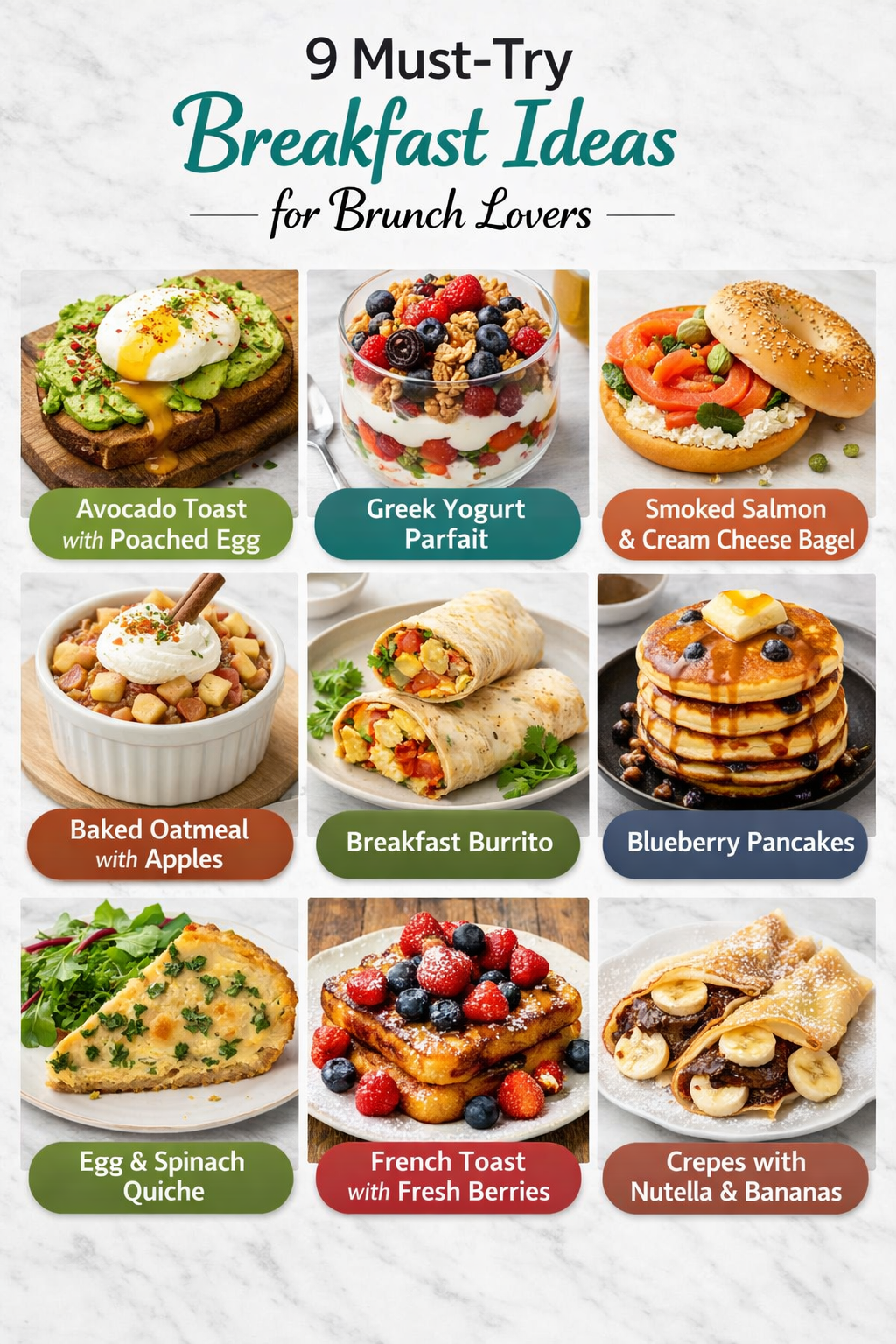 9 Must-Try Breakfast Ideas for Brunch Lovers