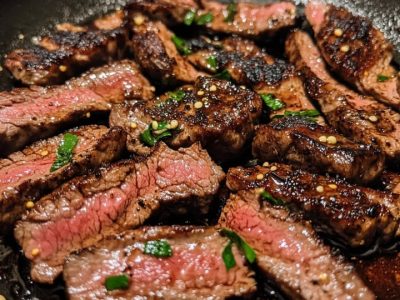 Unlock Flavor: Black Garlic Soy Steak Strips Recipe