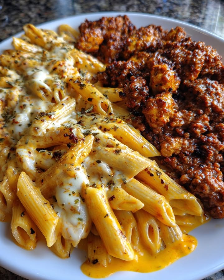 Cajun Garlic Beef Pasta