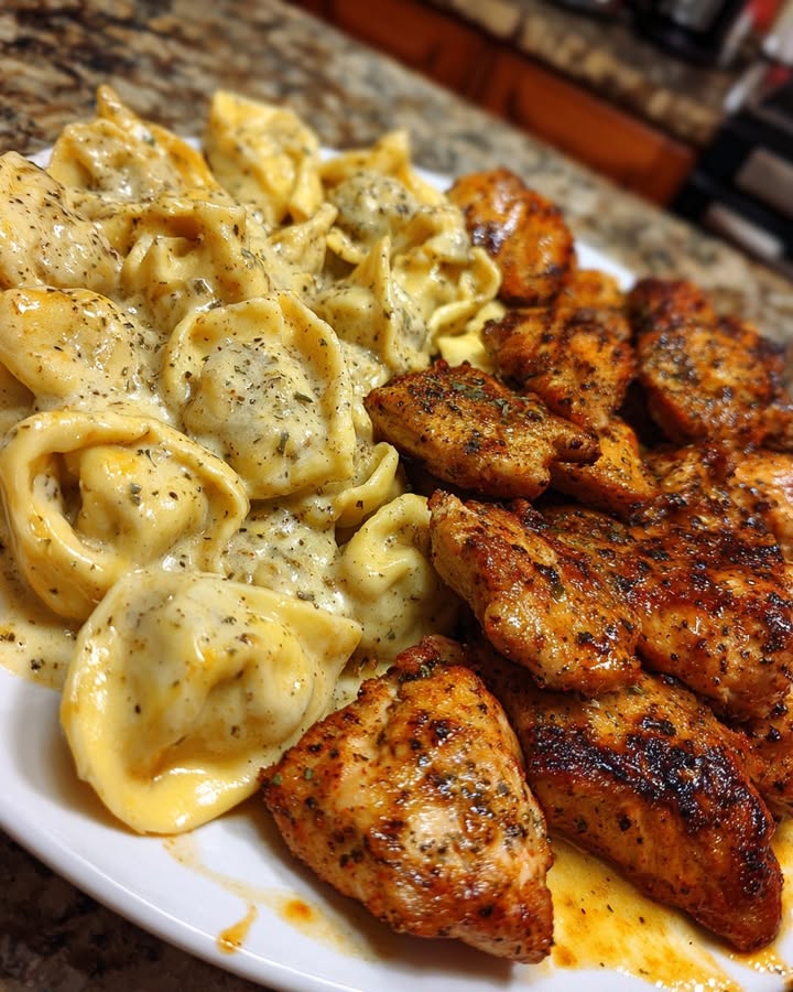 Cajun Garlic Tortellini