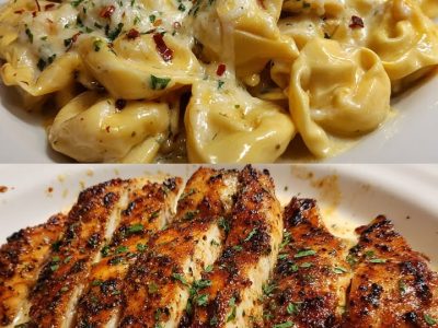 Creamy Cheesy Chicken Tortellini: A Hearty One-Skillet Wonder