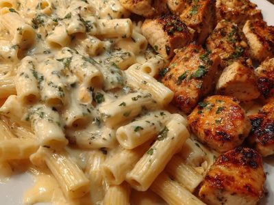 Creamy Herb Chicken Penne: A Hearty, Cheesy Pasta Delight