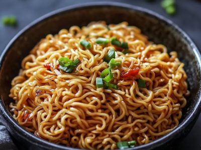 Quick and Flavorful Garlic Ramen Stir-Fry Recipe
