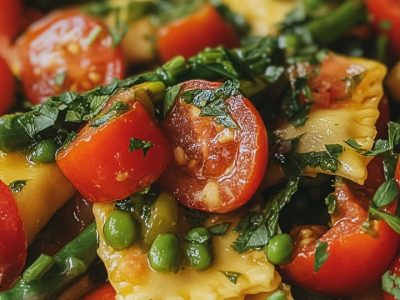 Herbed Ravioli Delight: A Flavorful and Easy Weeknight Meal
