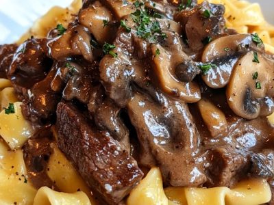 Hearty Savory Beef Noodles: A Quick & Creamy Comfort Food