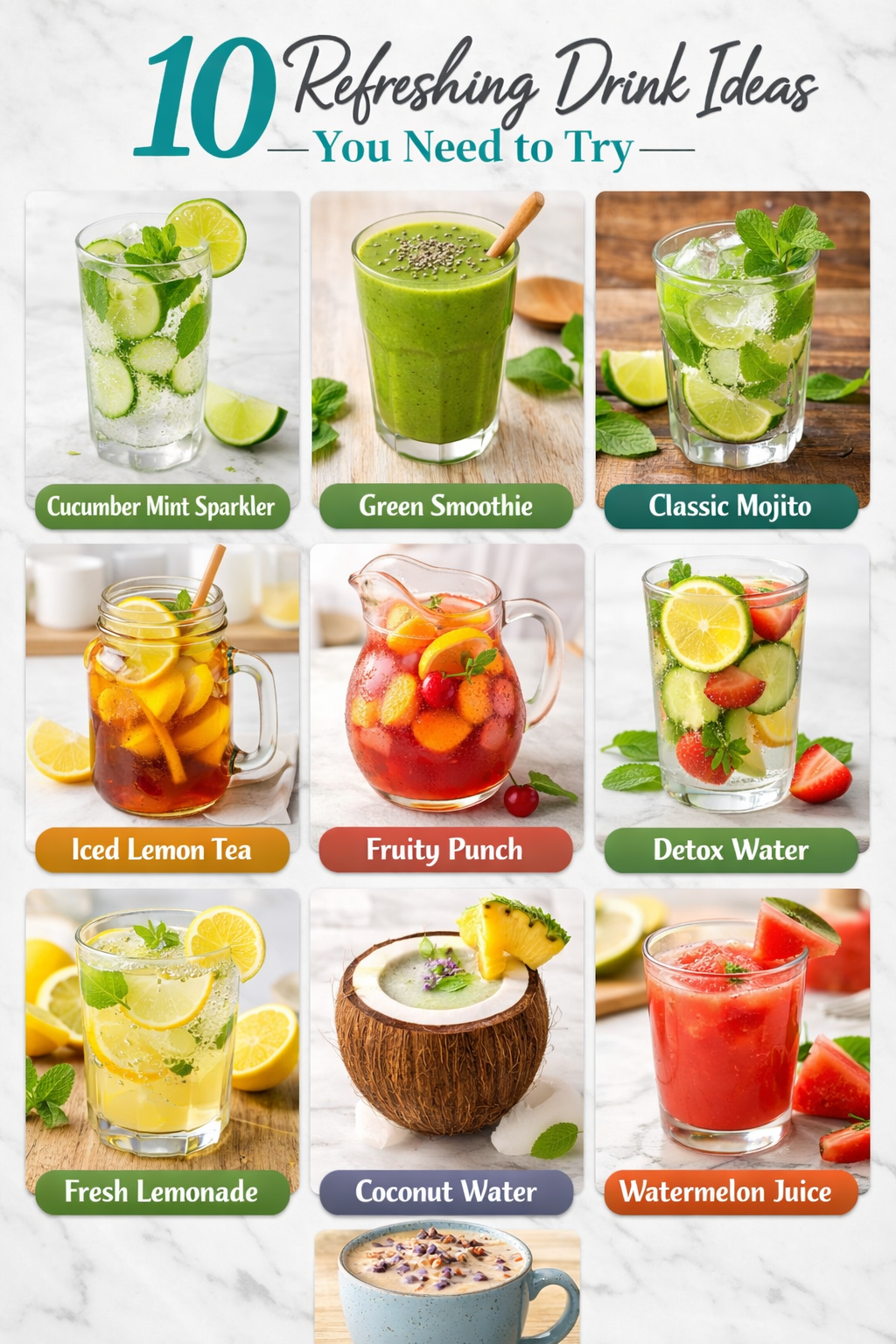 10 Refreshing Drink Ideas You Need to Try