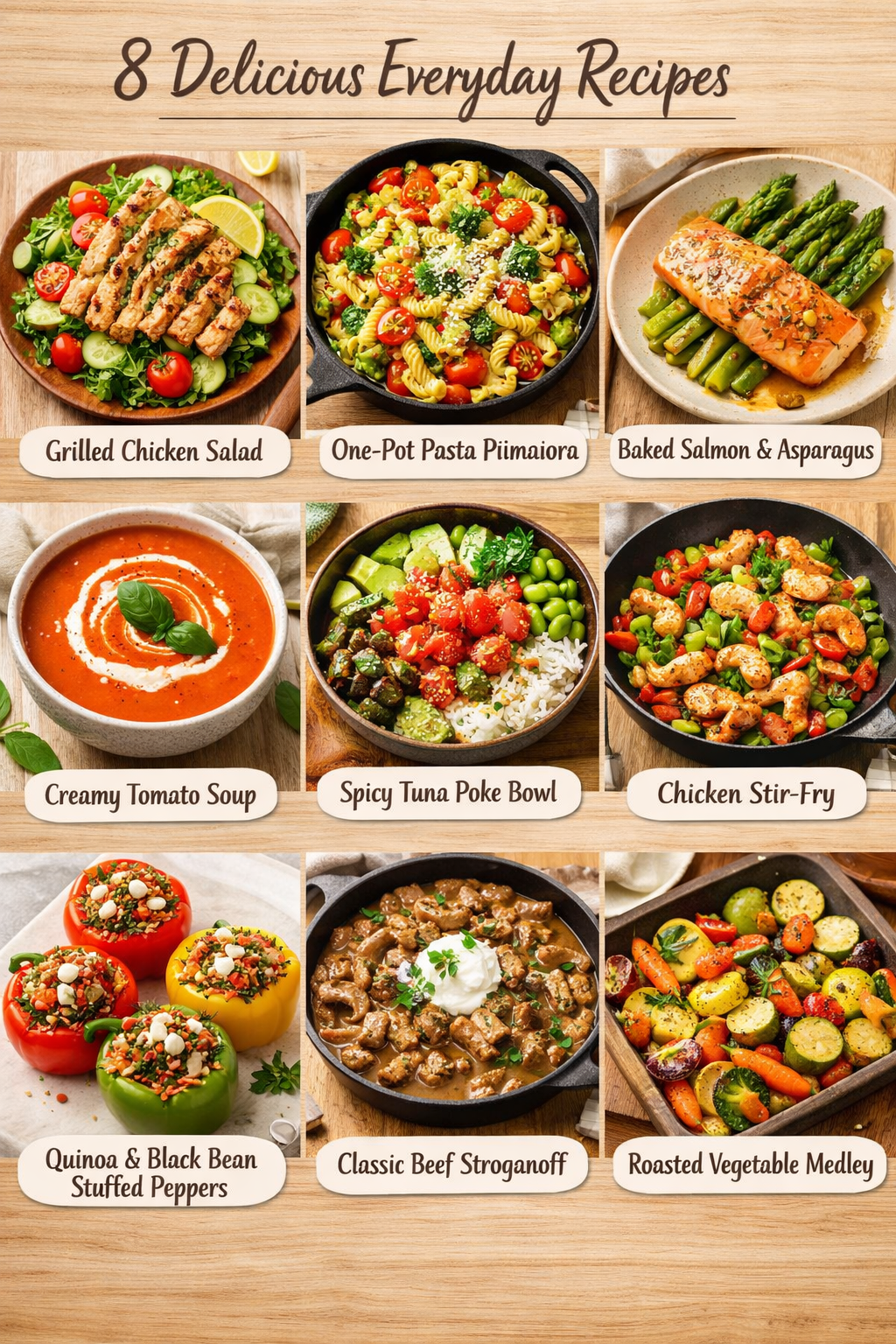 8 Delicious Everyday Recipes
