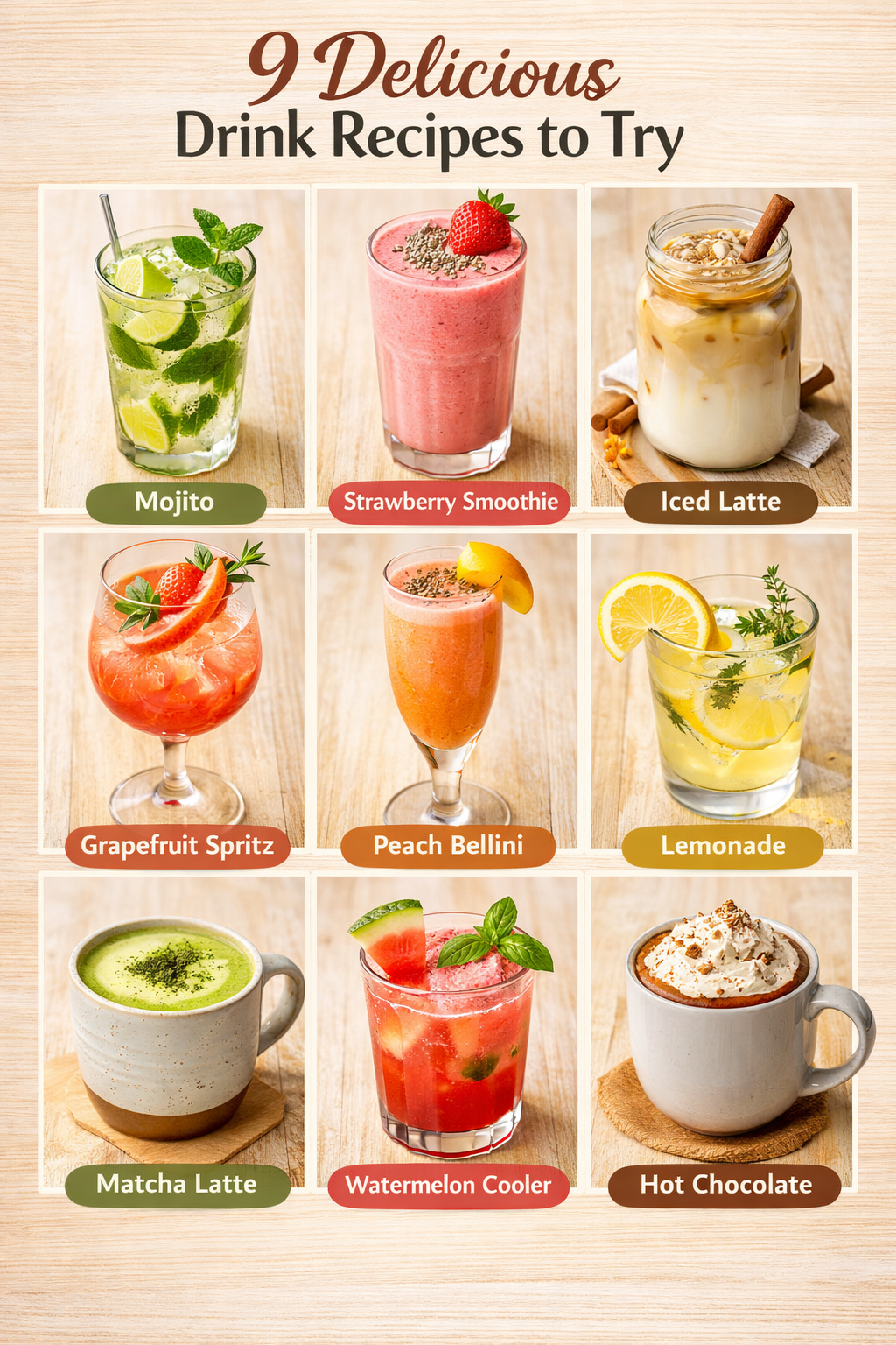 9 Delicious Drink Recipes to Try