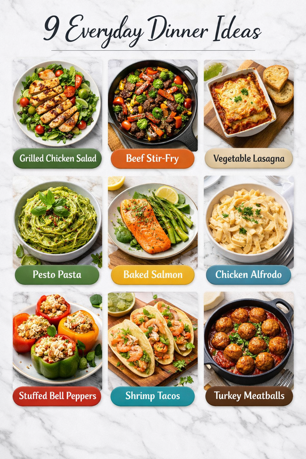 9 Everyday Dinner Ideas