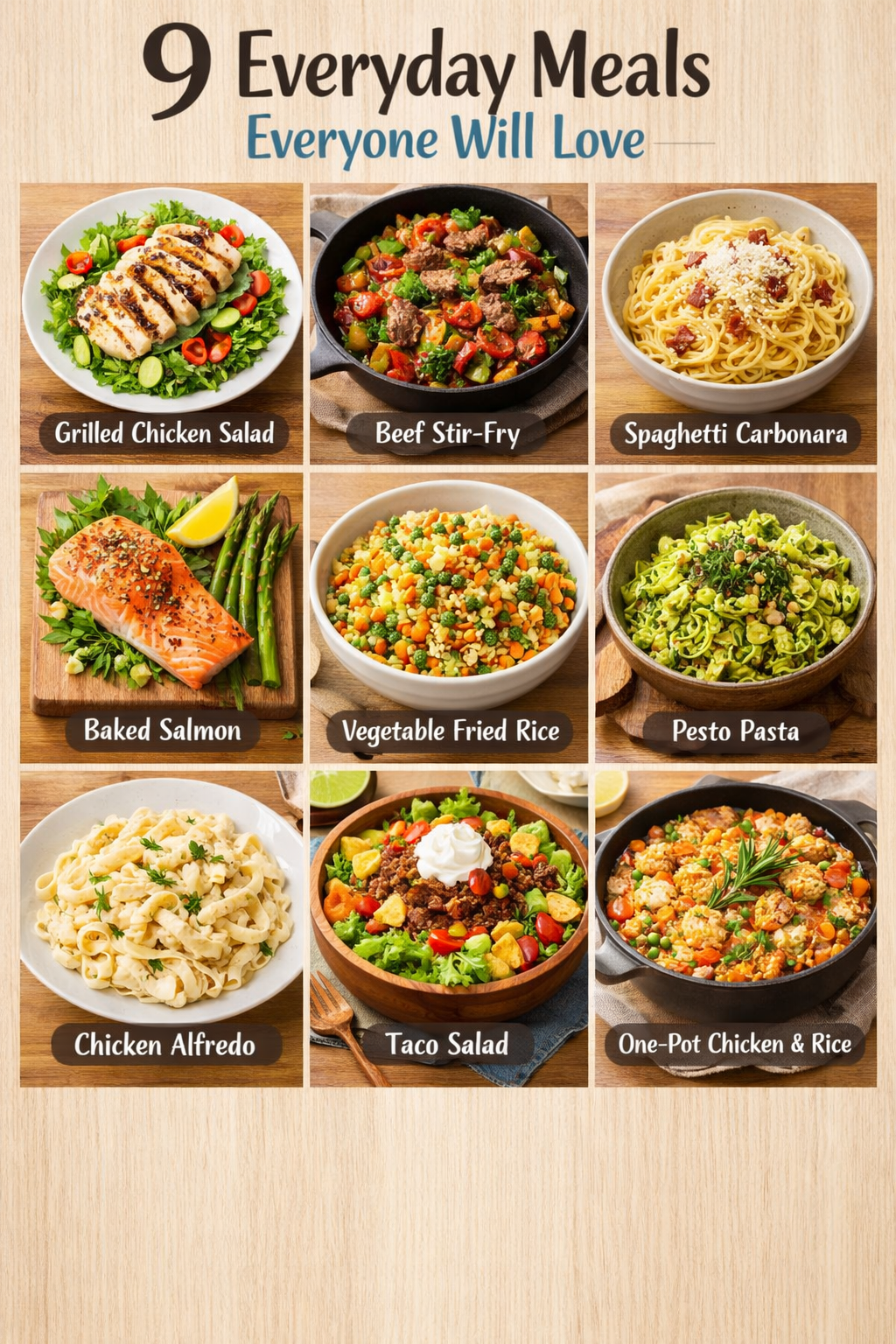 9 Everyday Meals Everyone Will Love