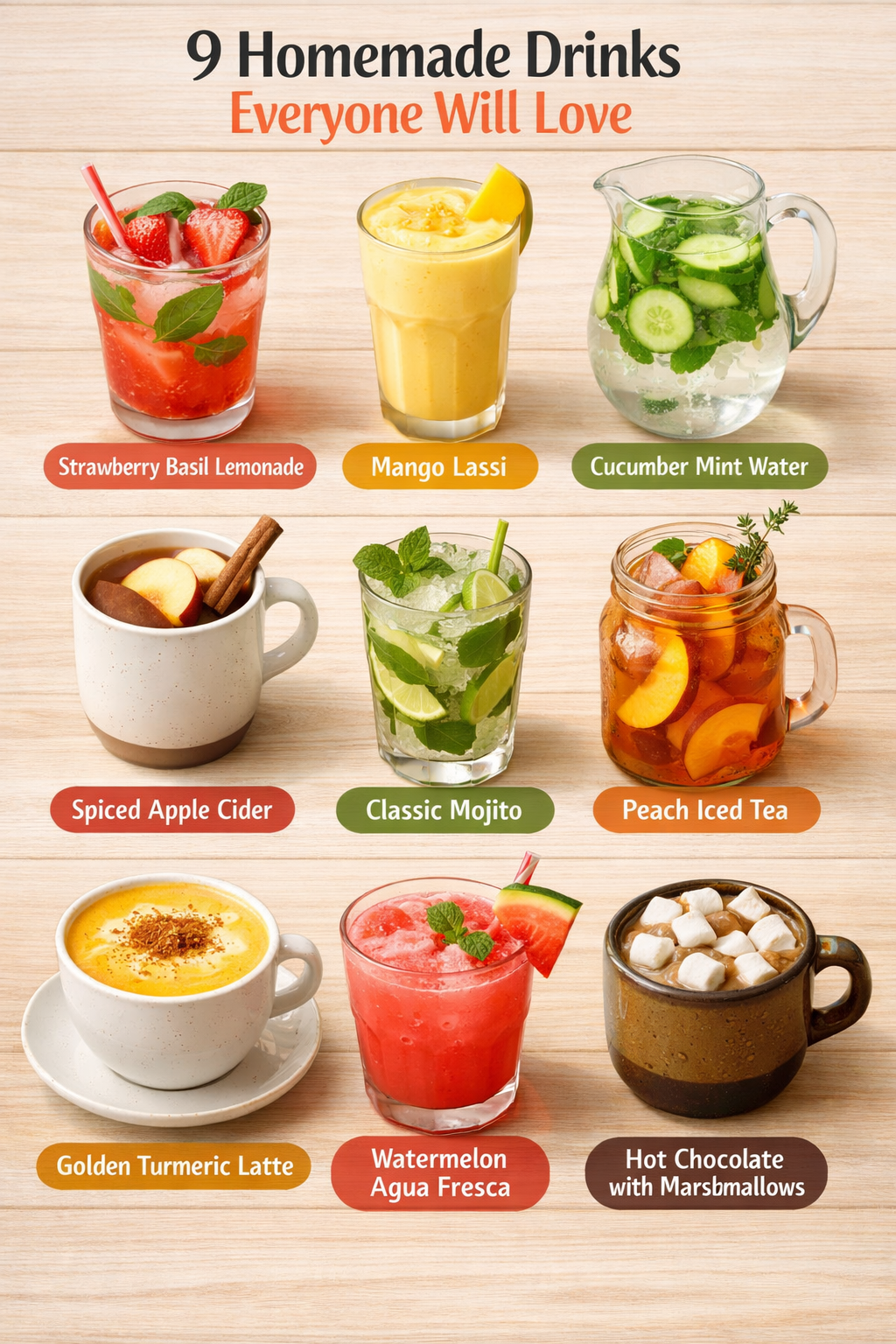 9 Homemade Drinks Everyone Will Love