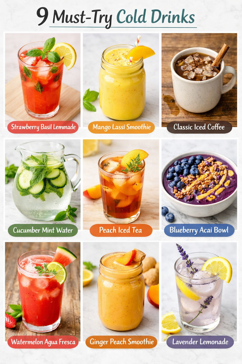 9 Must-Try Cold Drinks