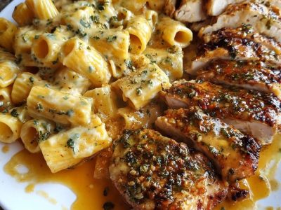 Creamy Mozzarella Cajun Chicken Rigatoni Recipe
