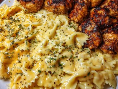 Creamy Garlic Butter Cajun Chicken Pasta Recipe
