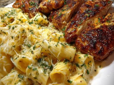 Creamy Cheddar Garlic Rigatoni: A Flavorful Pasta Delight