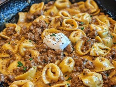Creamy Beef Tortellini Stroganoff: A Cozy Family Favorite
