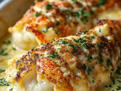 Creamy Garlic Lobster Tails: A Luxurious and Easy Recipe