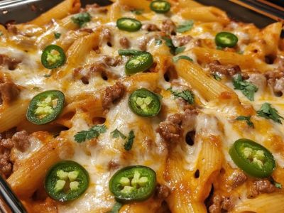 Creamy Jalapeño Beef Enchilada Pasta: A Flavorful Tex-Mex Twist