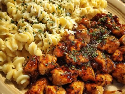 Creamy Honey Garlic Chicken Pasta: A Sweet and Savory Delight