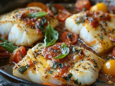 Pan-Seared Mediterranean Cod: Simple, Flavorful, and Healthy