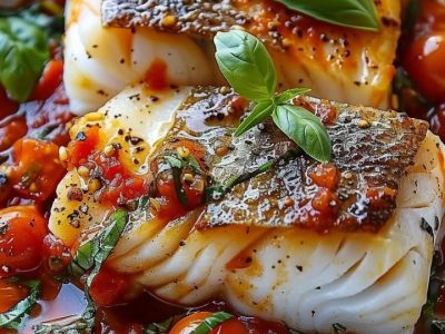 Mediterranean Cod Delight: Easy, Flavorful, and Heart-Healthy