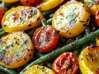 Vibrant Roasted Green Bean Medley: Easy & Flavorful Side Dish