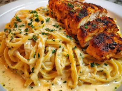 Spicy Cajun Chicken Linguine: Creamy, Cheesy, and Irresistibly Spicy