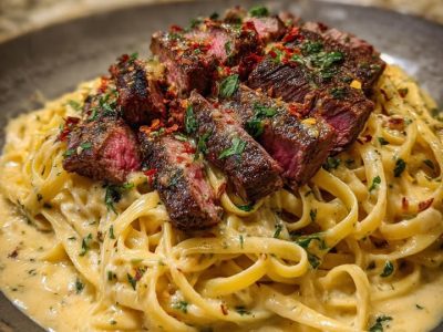 Spicy Garlic Parmesan Linguine: A Creamy, Hearty Pasta Dish