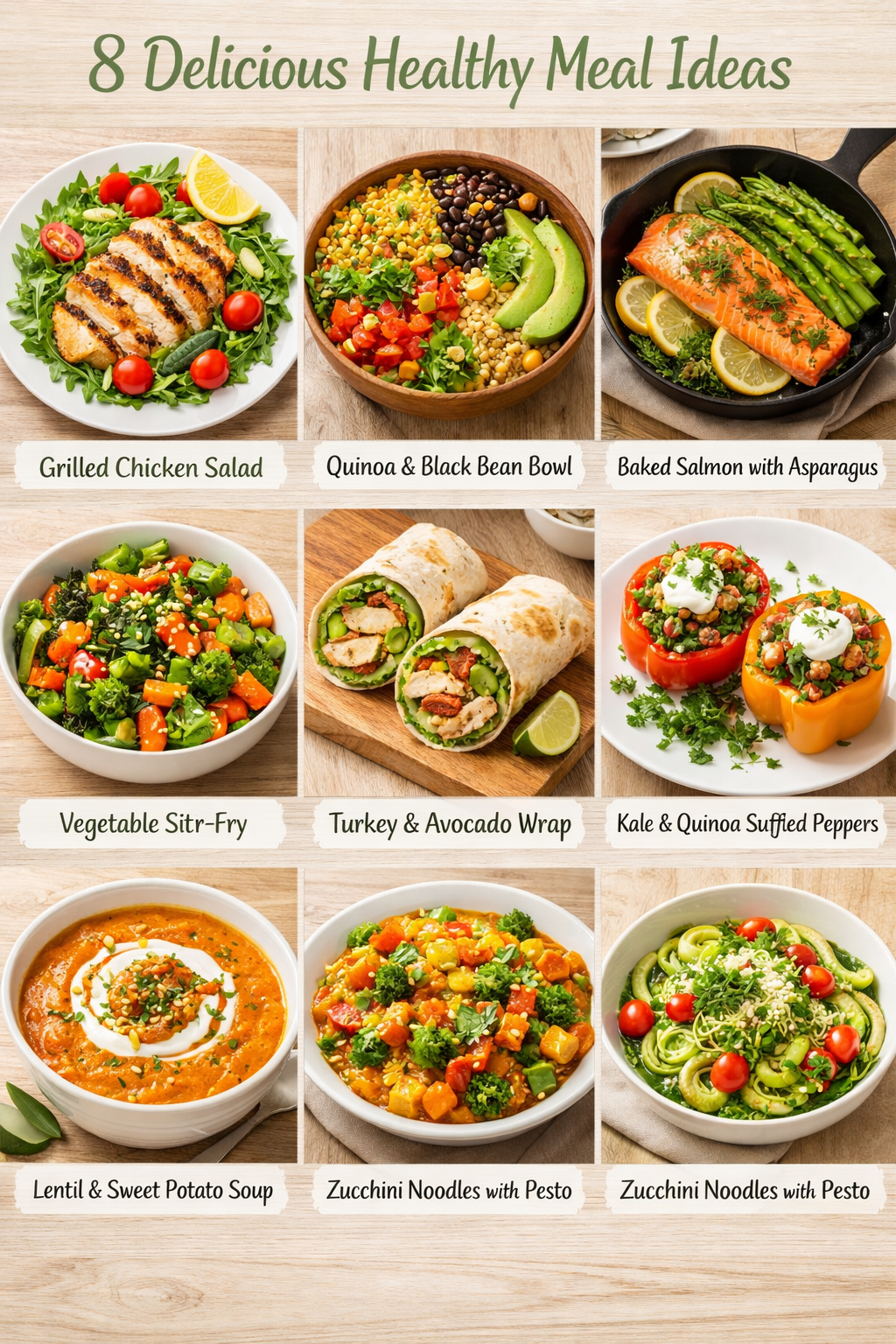 8 Delicious Healthy Meal Ideas