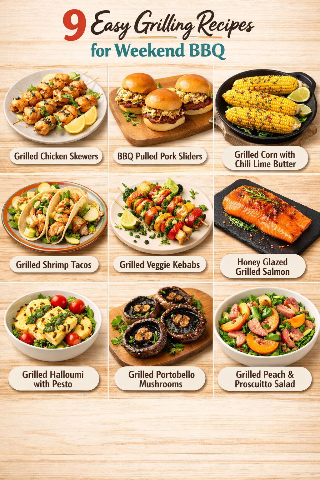 9 Easy Grilling Recipes for Weekend BBQ