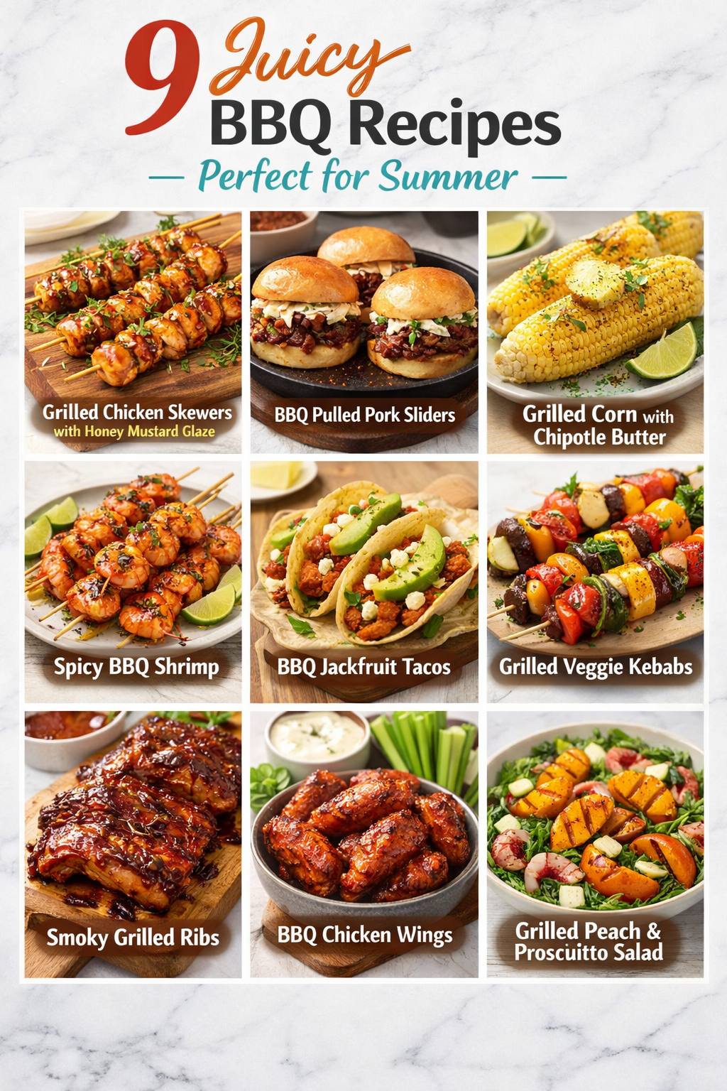 9 Juicy BBQ Recipes Perfect for Summer