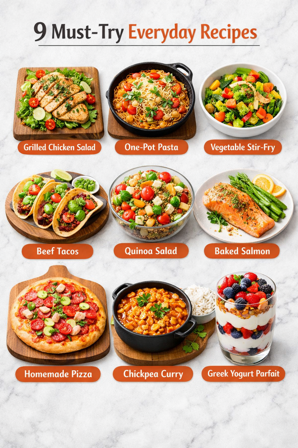 9 Must-Try Everyday Recipes