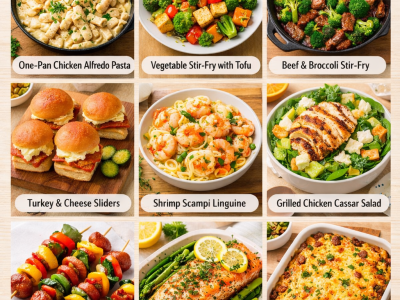 9 Simple Meals for Busy Weeknights