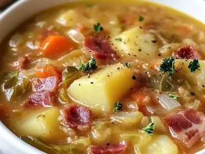 Hearty Bacon, Cabbage & Potato Soup: A Cozy Irish Favorite