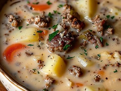 Creamy Hamburger Potato Soup: A Hearty One-Pot Wonder