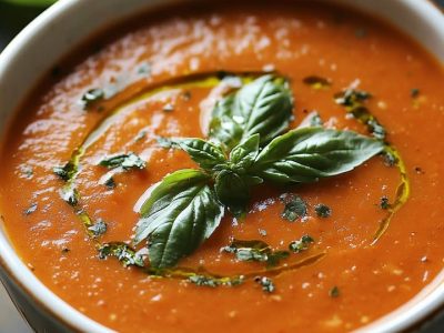 Creamy Tomato Basil Parmesan Soup: A Comforting Delight