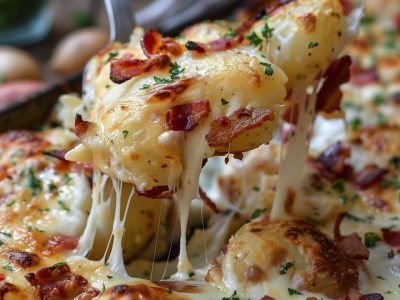 Crispy Cheesy Bacon Potatoes: A Crowd-Pleasing Delight