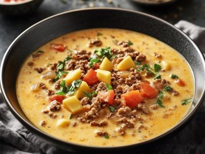 Easy Cheeseburger Soup: A Hearty Family Favorite