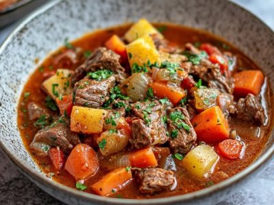 Hearty Beef Delight: A Classic Stew for Cozy Gatherings