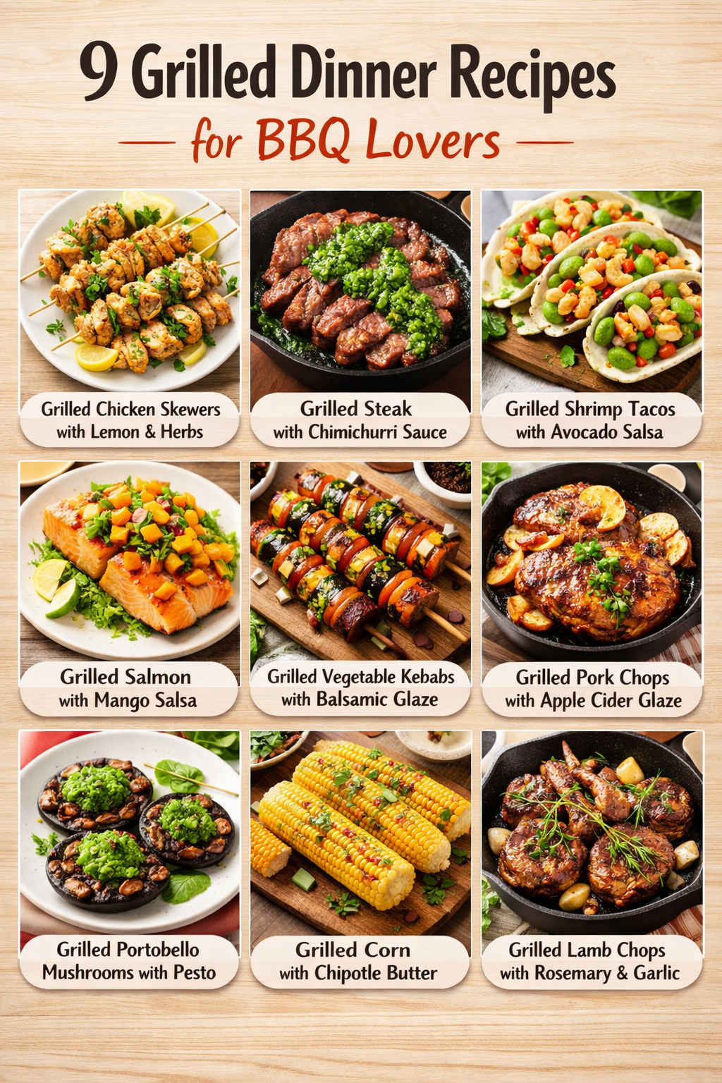 9 Grilled Dinner Recipes for BBQ Lovers