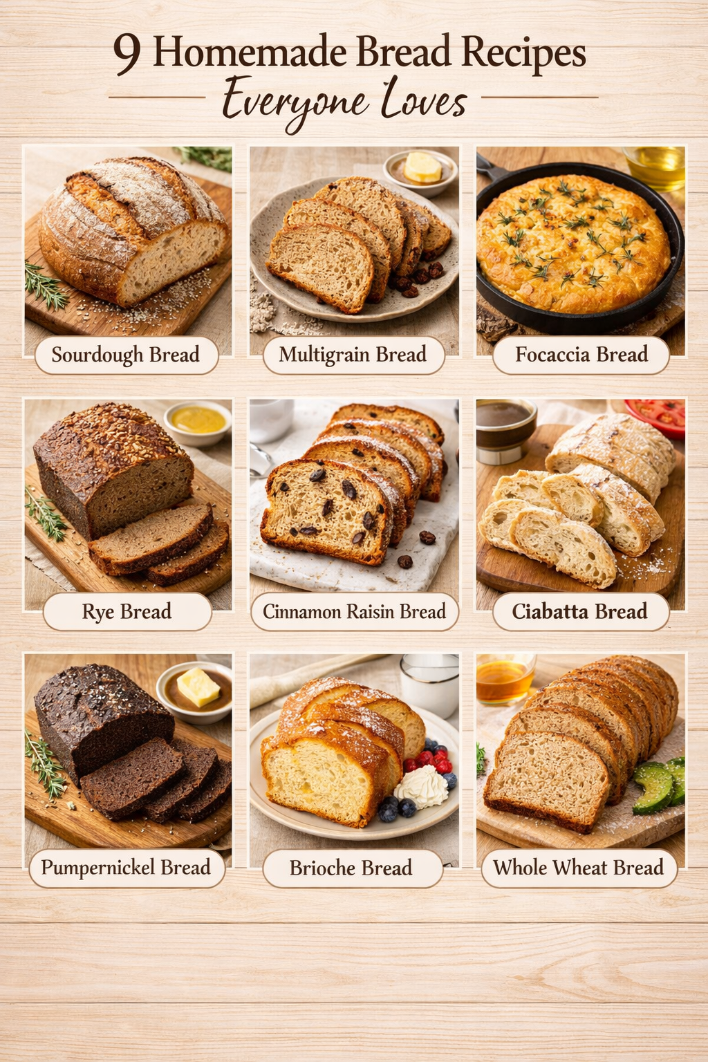 9 Homemade Bread Recipes Everyone Loves