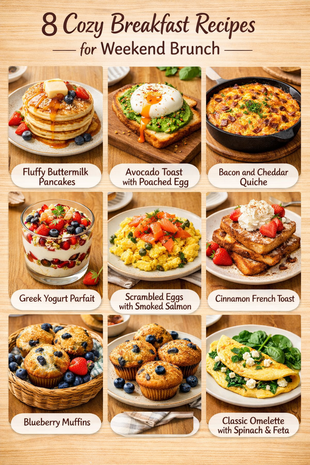 8 Cozy Breakfast Recipes for Weekend Brunch
