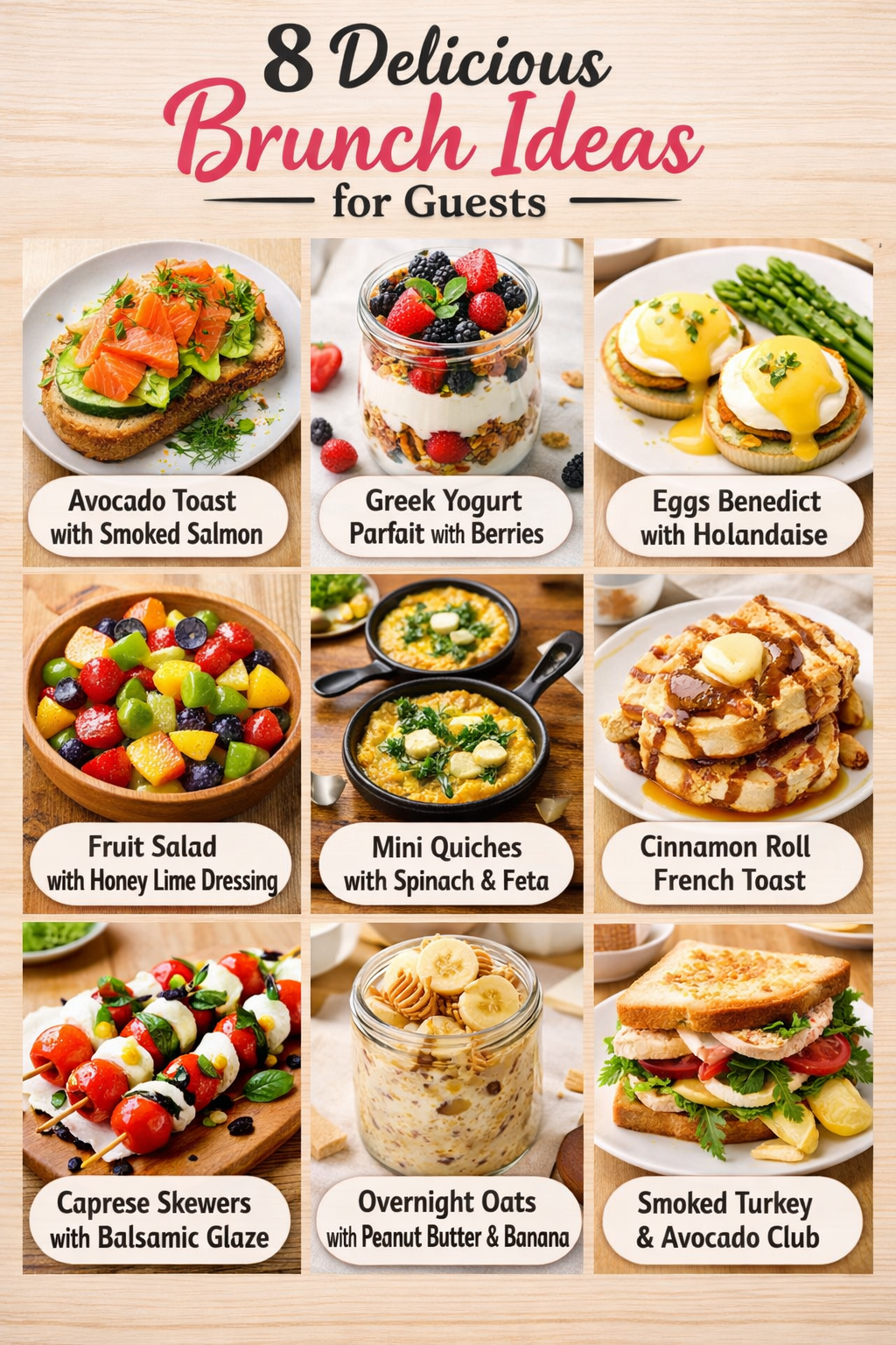 8 Delicious Brunch Ideas for Guests