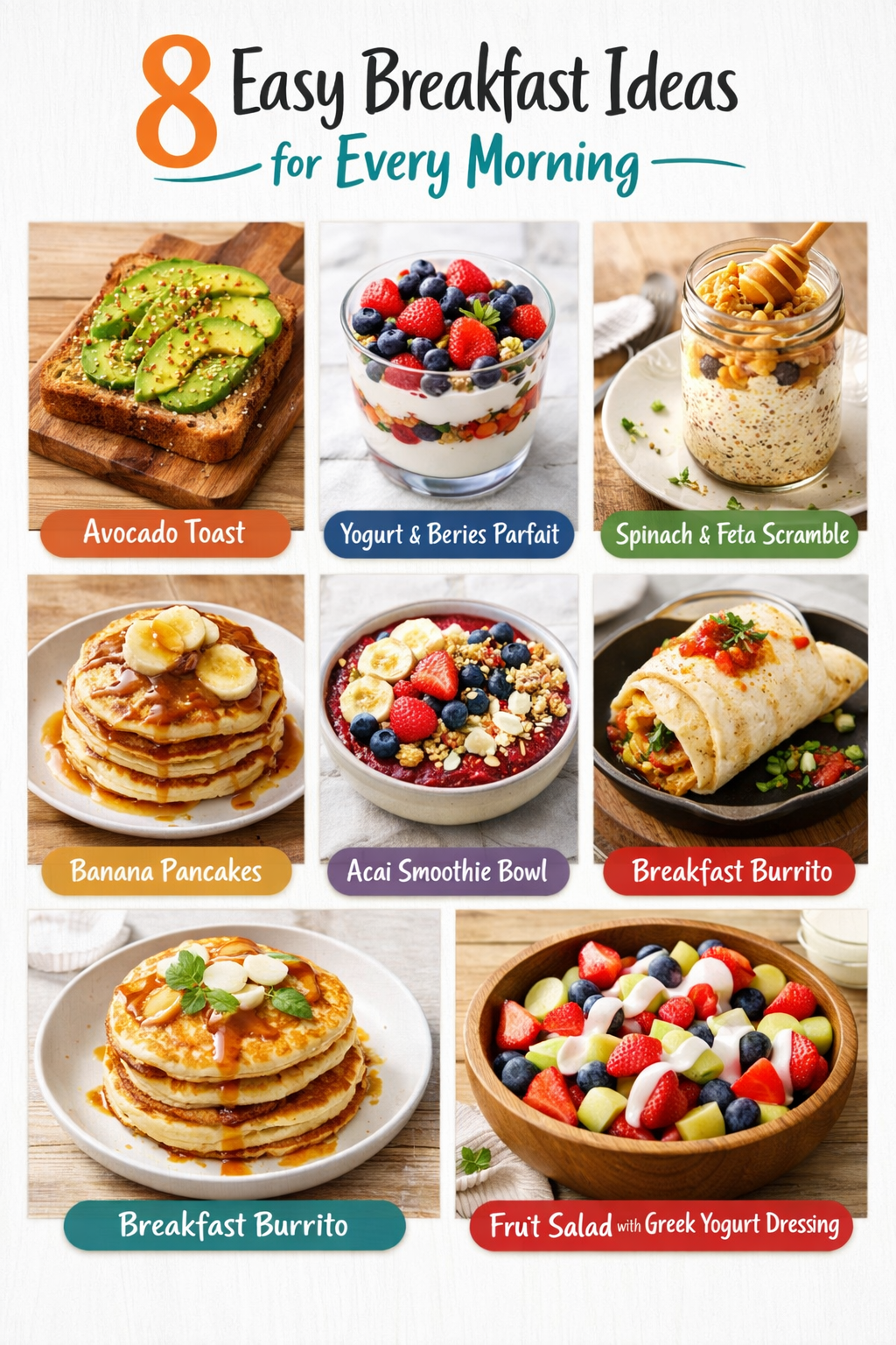 8 Easy Breakfast Ideas for Every Morning