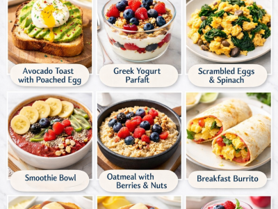 8 Quick Breakfast Recipes Ready in Minutes