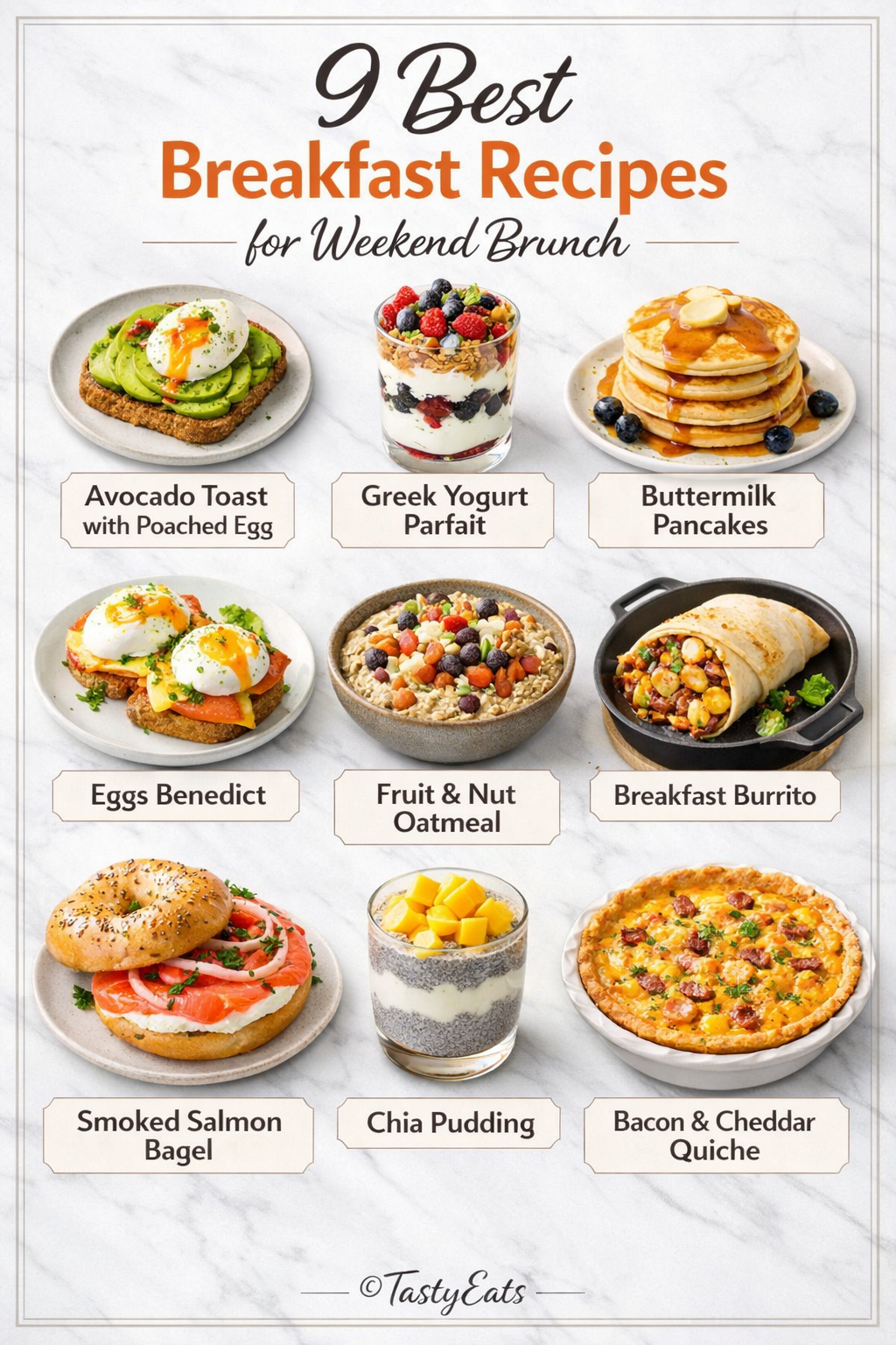 9 Best Breakfast Recipes for Weekend Brunch